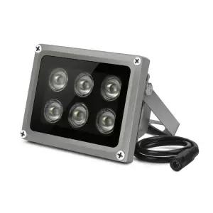 적외선 램프 어레이 6개 90 - 60 45도 IR 조명기 CCTV 카메라용 야외 IP65 방수