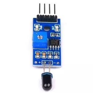 IR 화염 감지 센서 모듈 4 핀 3.3V-5V 화재 감지기 적외선 리시버 감도 조절  아두이노 DIY 키트