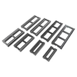 10pcs 1.778mm 피치 28P 32P 42P 48P 52P 56P 64P DIP 솔더 사각 구멍 좁은 와이드 IC 소켓 커넥터 핀