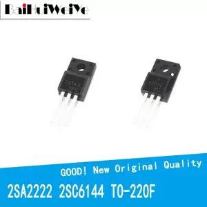 10 개/몫 5 쌍 2SA2222 2SC6144 DIP TO-220F 프린터 마더 보드 트랜지스터  좋은 품질의 칩셋