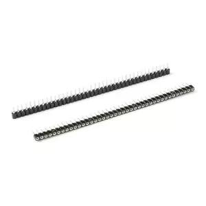 암핀 헤더 단일 행 0.1 인치 깨지기  PCB IC 크리스탈 트랜지스터 소켓 둥근 구멍 1x40P 2.54mm 10 개