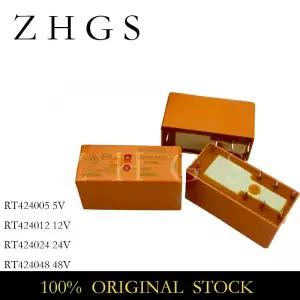 2PCS RT424005 DIP 8A 8PIN Two open and closed RELAY