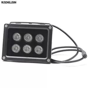 IR 조명기 850nm 90 도 광각 6-LED 적외선  접착제 충전  CCTV 카메라용