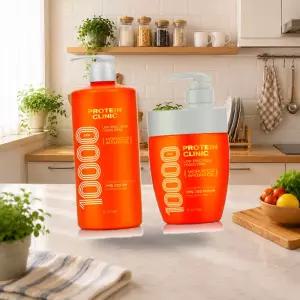 엘라스틴 프로틴클리닉 고영양 샴푸 1000ml + 트리트먼트700ml