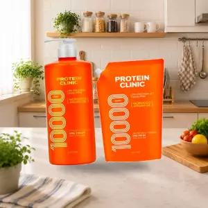 엘라스틴 프로틴클리닉 고영양 샴푸 용기 1000ml +리필 900ml
