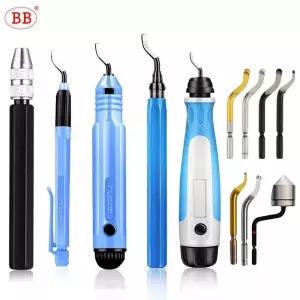 BB 디버링 도구 핸들 수동 HSS 금속 목재 플라스틱 알루미늄 구리 강철 트리밍 모따기 블레이드 BS1010
