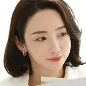 [JHL6S545_51IP]14K 핀 베이직 데일리 원터치 링 귀걸이
