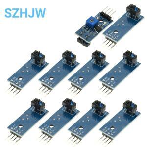 1-10pcs TCRT5000 Arduino 다이오드 Triode 3.3v 용 적외선 반사 센서 IR 광전 스위치 장벽 선 트랙 모듈