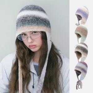 섀도우 그라데이션 이어머프 비니 보마르 (4 colors)