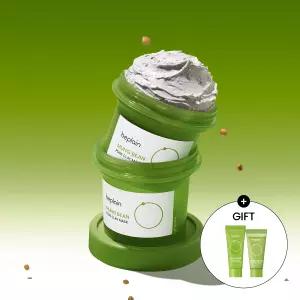 비플레인 녹두 모공 클레이 팩 120mlx2 (폼20ml+필링젤15ml)