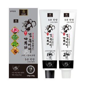 미스타 검은머리파뿌리 5분 스피드 한방추출물 염색 1,2제 150g