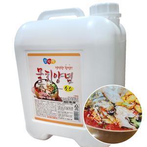 청지기 물회양념소스 14kg 말통 무료배송 물회 양념장 달콤 새콤한 맛 쪽빛누리
