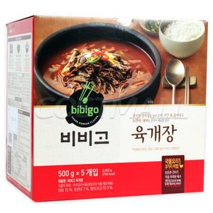 비비고 육개장 500g x 5개 즉석국 찌개 가정식 코스트코