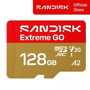 샌디스크 익스트림 고 마이크로 SD카드 QXGN 128기가 128GB 블랙박스 액션캠 닌텐도 게임용 메모리 ENL