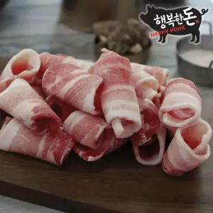[행복한돈]국내산 냉동 한돈 대패삼겹살 대패삼겹 500g