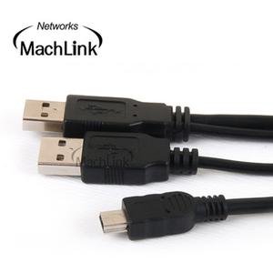 탑마하링크 USB A-Mini 5Pin5핀 Y케이블 1M ML-U5Y010