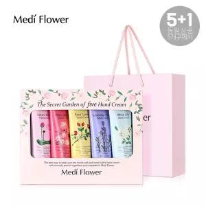 [5+1덤증정]메디플라워 시크릿가든 핸드크림 5종세트+쇼핑백