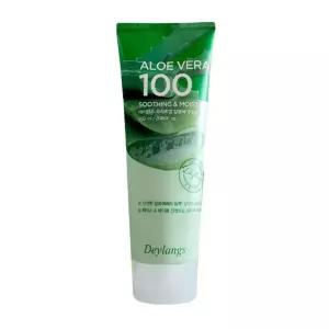 데이랑스 고농축 알로에 수딩젤 팩 100 튜브형 250ml 무알콜 천연보존제 사용