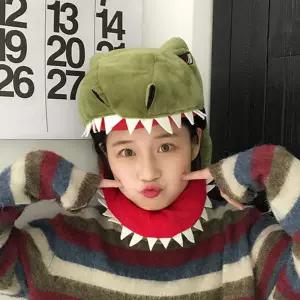 공룡 동물모자 머리띠 (악어) 사진관 인생네컷 파티모자
