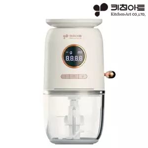 키친아트 2ni1 무선 멀티다지기 KKW-600SC 주방저울 겸용 USB 멀티믹서기 가정용 다지기 소형믹서기