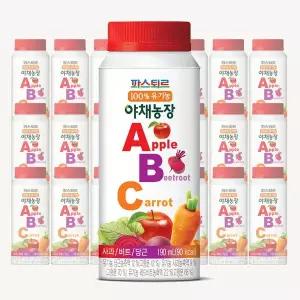 [파스퇴르] 100%유기농 야채농장 ABC주스190ml(21팩)