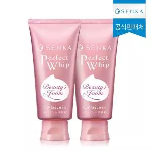 [공식] 센카 퍼펙트휩 콜라겐 워시 클렌징폼 120g 2개