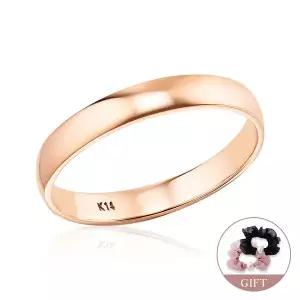 [비앤비골드]*10월특가* [비앤비골드] (10월베스트)14K/18K 심플링 3.0mm 엥게이지 반지 NPR15674