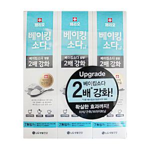 엘지 페리오 치약 베이킹소다 담은 플러스 100g 3입 1개