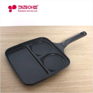 키친아트 하우스쿡 IH 3구콤비 멀티팬/사각계란팬/직화용/인덕션용/선택