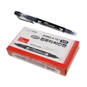 [e모든문구]동아 원터치 컴퓨터싸인펜 12자루1타스/ONE TOUCH/DONGA