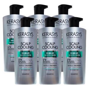 케라시스 두피 쿨링 단백질 샴푸 600mL X 6개