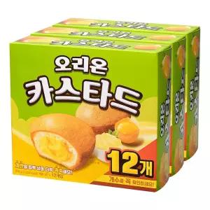 오리온 카스타드 276g (23g x 12개입) 3개