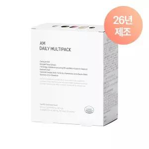 [에이엠코스메틱][에이엠 코스메틱] 안티에이징 종합영양제 에이엠 데일리 멀티팩 1BOX (1개월분)