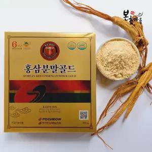 6년근 홍삼분말골드(300g) /국내산/건강차/홍삼분말/명절선물