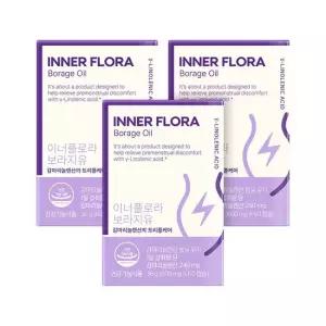 뉴오리진 유한건강생활 이너플로라 보라지유 감마리놀렌산 3박스 총3개월분