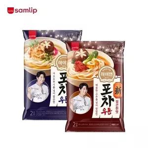 [삼립]NEW 하이면 新포차우동 4봉 (총 8인분) (담백 가쓰오부시/얼큰 고추)