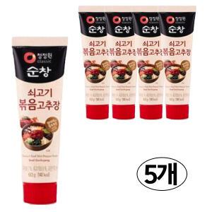 청정원 순창 쇠고기볶음고추장 60g 5개