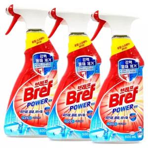 브레프 파워 욕실용 본품 500ml 3개