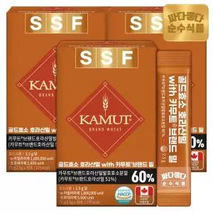 순수식품 골드 카무트 효소 3박스(90포) / 카뮤트 브랜드 호라산밀