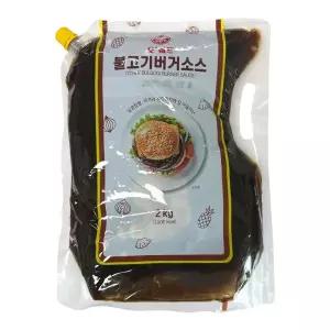 [오뚜기] 오쉐프 불고기버거소스 2kg (스파우트팩)