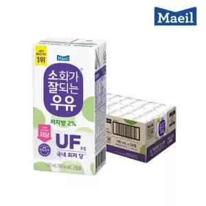 매일 소화가잘되는 저지방 멸균우유 190ml 24팩