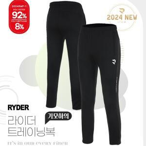 [라이더] 배드민턴 하의 트레이닝 팬츠 기모 긴바지 블랙 2024RWP-1