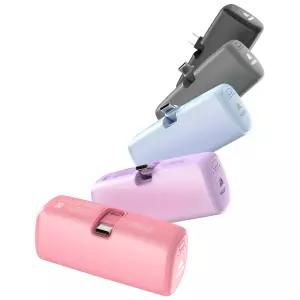 밸류엠 접이식 도킹형 손난로 겸용 C타입 8핀 보조배터리 5000mAh