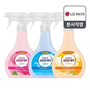 샤프란케어 섬유탈취제 900ml x 3개 (상쾌한향/은은한향/싱그러운향 택1)