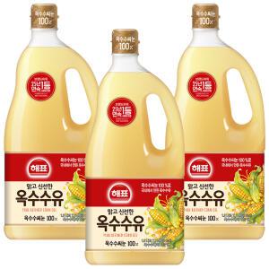 사조 해표 옥수수유 1.8L x 3개 / 식용유 유지류 오일 기름