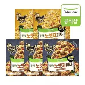 풀무원 노엣지피자 2종(코리안,스위트) 5개 혼합구성