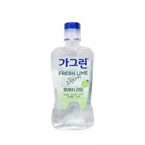 가그린 후레쉬 라임 구강청결제 750ml x1개