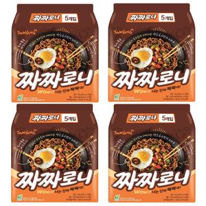 삼양 짜짜로니 140g 20개 멀티 봉지라면