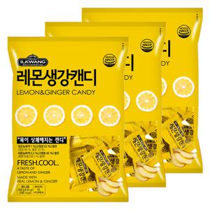 일광제과 레몬생강캔디 250g 3개