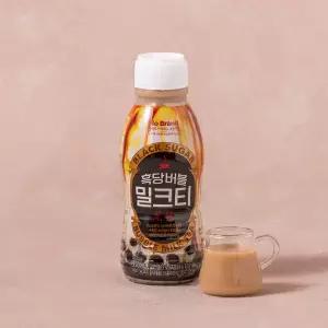 노브랜드흑당버블밀크티350ml